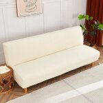 Housse de canap sans accoudoirs housse de futon extensible protection antidrapante pour canap sans ...