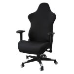 Housses de chaise de bureau extensible noir Housses de chaise de bureau extensible noir