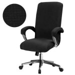 Housse chaise de bureau noir housse de fauteuil de bureau lavable couverture pour pivotante accoudoirs ... Housse chaise de bureau noir housse de fauteuil de bureau lavable couverture pour pivotante accoudoirs ...