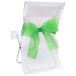Housse de chaise mariage bicolore avec noeud ve. . . Housse de chaise mariage bicolore avec noeud ve. . .