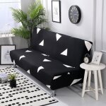 Housse de clic clac extensible housse de canap� sans accoudoirs housse de canap� - lit elastique couverture ...