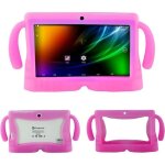 Housse coque tui silicone protection pr q88 y88 a13 android 7 pouce tablette pc rose