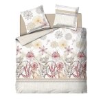 Housse de couette 2 places 220 x 240 cm 100% coton 42 fils - cm� - champs