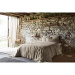Housse de couette 240 x 220 cm ? lin lav� fran�ais luxe soline ? lin