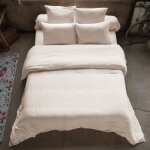 Housse de couette 240x260 cm en gaze de coton naturel