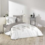 Housse de couette imprim 260x240 cm 100% coton 57 fils + 2 taies goyave