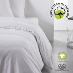 Housse de couette - today - 240 x 260 cm - coton - organic craie Housse de couette - today - 240 x 260 cm - coton - organic craie