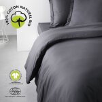 Housse de couette - today - 240 x 260 cm - coton - organic fusain Housse de couette - today - 240 x 260 cm - coton - organic fusain