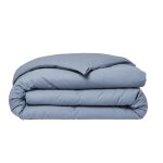 Housse de couette today essential - 240 x 260 cm - 2 personnes - 100% coton uni - denim