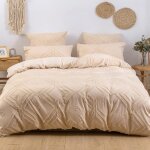 Housse de couette touffete 220x240 cm 2 personnes et 2 x taies doreiller 50x75 cm parure de lit boho ...