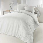 Housse de couette - home maison - blanche - coton 57 fils / cm2 - 260 x 240 cm
