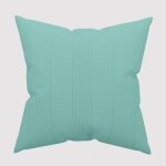 Housse de coussin 40x40 cm adele bleu lagon par soleil docre Housse de coussin 40x40 cm adele bleu lagon par soleil docre