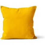 Housse de coussin 40x40 cm alix jaune par soleil docre