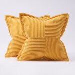Housse de coussin 40x40 cm topfinel en velours doux lot de 2 decorative boheme chambre salon maison housse ...