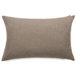 Housses de coussin 50x70 cm galia zip �tanche marron chevreuil