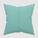 Housse de coussin 60x60 cm adele bleu lagon par soleil docre