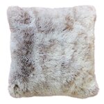 Housse de coussin antartic 40x40cm chocolat
