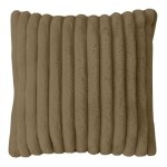 Housse de coussin flanelle 60x60 cm himalaya camel par soleil docre