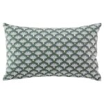 Housse de coussin joelie 30x50cm noir & or