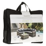 Housse de coussin pour salon moor�a 5 places terre dombre en polyester - hesp�ride