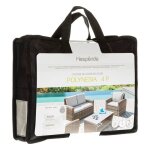 Housse de coussin pour salon polynesia 4 places naturae en polyester - hesp�ride