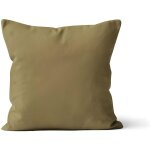 Housse de coussin unie 60x60 cm alix taupe par soleil docre
