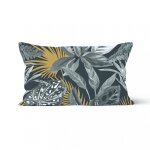 Housse de coussin velours 32x50 cm tropic par soleil docre