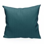Housse de coussin en velours 40x40 cm velvet bleu canard par soleil docre