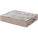 Housse dessous de lit rangement 12 paires de chaussures