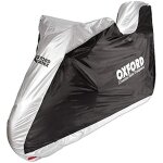 Housse tanche pour scooter moto - oxford - aquatex - gris - top case inclus