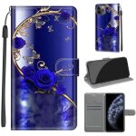 Housse �tui pour apple iphone 11 pro max beau pu cuir et tpu doux belle motif portefeuille magn�tique ...