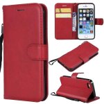 Housse tui pour apple iphone 5 5s se 4. 0 pu cuir et silicone couleur unie portefeuille magntique support ...