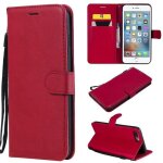 Housse tui pour apple iphone 7 plus - 8 plus 5. 5 pu cuir et silicone couleur unie portefeuille magntique ...