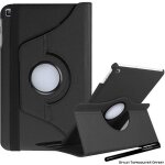 Housse etui noir pour samsung galaxy tab a7 10. 4 2020 sm - t500 - 505 coque avec support rotatif 360 ...