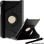 Housse etui noir pour samsung galaxy tab a7 lite 8. 7 sm - t220 - t225 coque avec support rotatif 360 ...