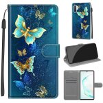 Housse �tui pour samsung galaxy note 10 plus beau pu cuir et tpu doux belle motif portefeuille magn�tique ...