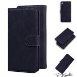 Housse tui pour sony xperia 10 iii 2021 pu cuir et silicone souple toucher confortable portefeuille ...