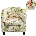 Housse fauteuil cabrioletvipith 2 pi�ces housse de fauteuil tullsta cocktail extensible housse tub chair ...