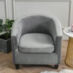 Housse de fauteuil velours club 2 pièces housse de fauteuil extensible housse fauteuil salon cabriolet ... Housse de fauteuil velours club 2 pièces housse de fauteuil extensible housse fauteuil salon cabriolet ...