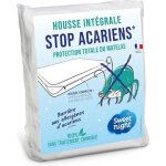 Housse intgrale stop acariens 160x200 cm sweet night anti - punaise de lit rnove matelas