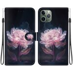 Housse pour iphone 11 pro 5. 8etui en cuir pochette pu etui � rabat magn�tique clapet flipcarte slotpivoine ...