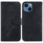 Housse iphone 13 6. 1etui en cuir pochette portefeuille pu etui � rabat magn�tique clapet flipcarte slottigres ...