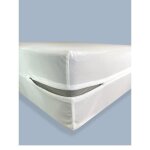 Housse de matelas intgrale - omyz - 90x190 cm - maille extensible - oeko - tex - anti - acarien