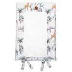 Sevira kids housse de matelas � langer + tapis de change safari multicolore 70 x 50 cm - multicolore ...