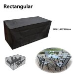 Housse de meuble jardin Étanche bâche couverture de protection pour table canapé chaise 210 * 140 * 80cm ... Housse de meuble jardin Étanche bâche couverture de protection pour table canapé chaise 210 * 140 * 80cm ...