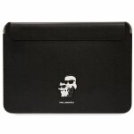 Housse pour ordinateur portable karl lagerfeld saffiano karl & choupette 16 - noir