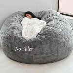 1pcs housse pouf extensible sac haricot (non remplissage) ystp housse de fauteuil poire facile  enlever ...