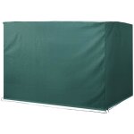 Housse de protection balancelle de jardin b�che �tanche dim. 215l x 155l x 15h m pe vert 215x155x150cm ...