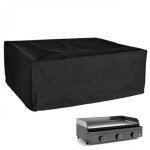 Housse b�che de protection pour plancha imperm�able anti uv - 75 x 60 x 30 cm - noir - linxor