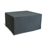 Housse de protection pour salon de jardin encastrable oceane - lunch (146x133 cm) - gris ciment